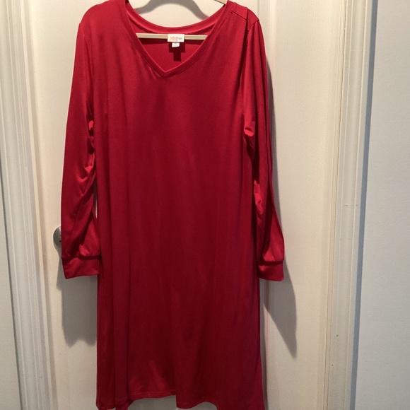 Lularoe Dresses & Skirts - Red XL lularoe dress